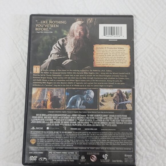 The Hobbit An Unexpected Journey DVD - Picture 2 of 4